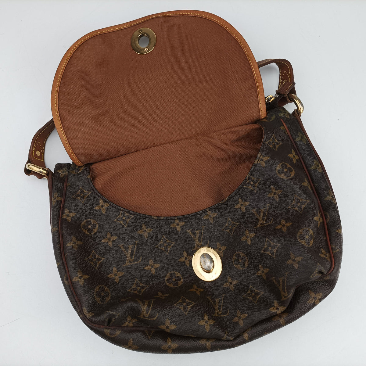 Pre-owned Louis Vuitton TULUM PM Brown Monogram Canvas M40076 shoulderbag | stylenewstar