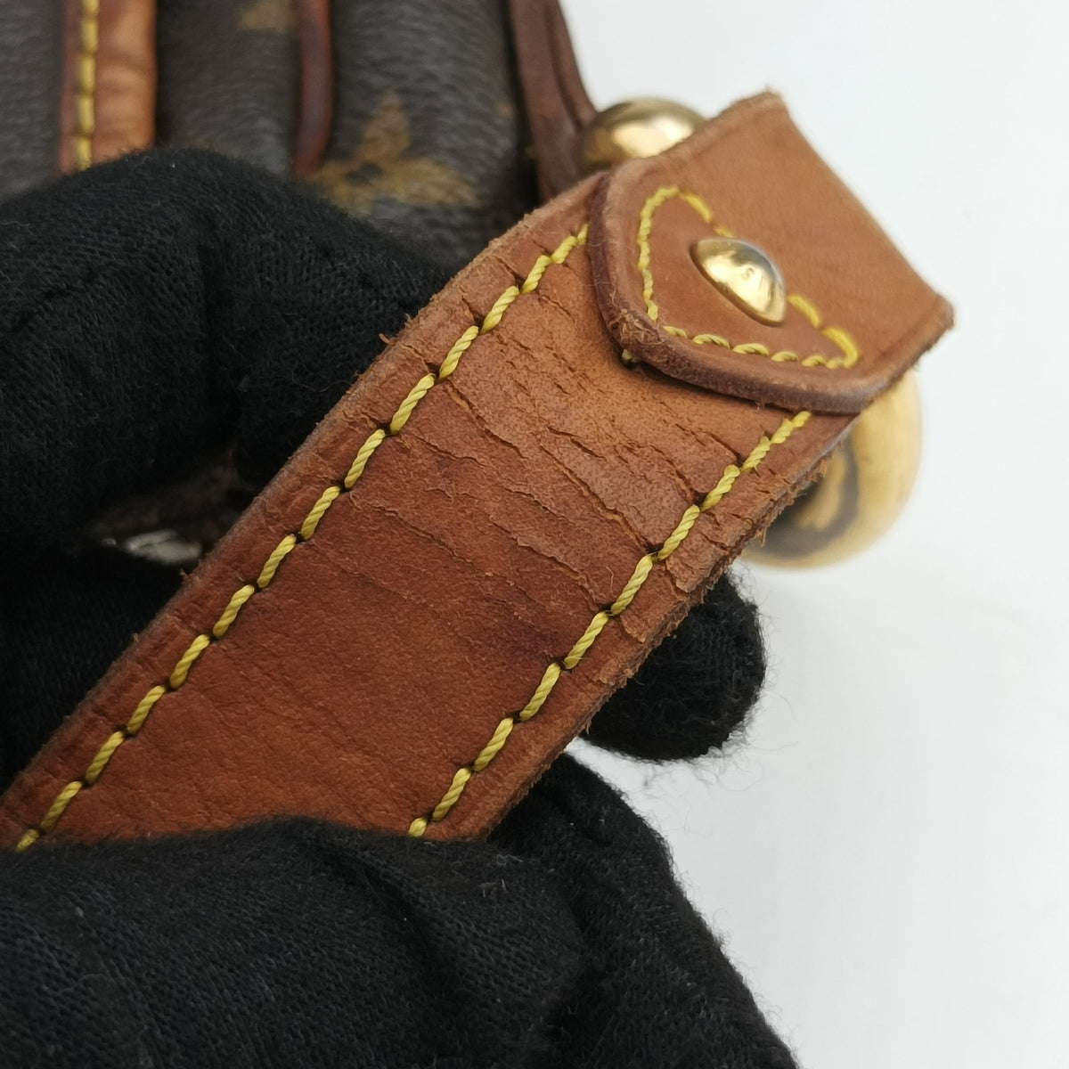 Pre-owned Louis Vuitton TULUM PM Brown Monogram Canvas M40076 shoulderbag | stylenewstar