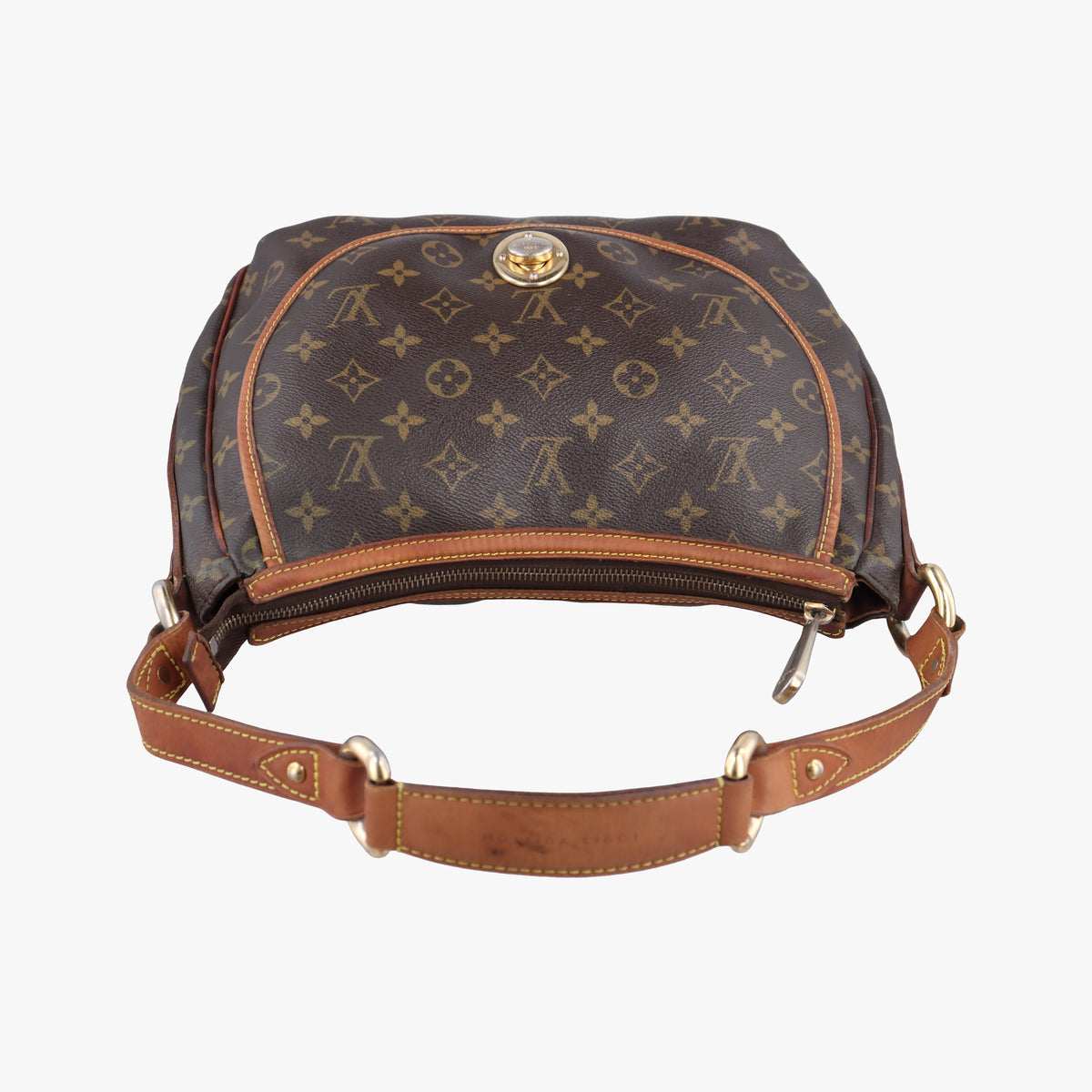 Pre-owned Louis Vuitton TULUM PM Brown Monogram Canvas M40076 shoulderbag | stylenewstar