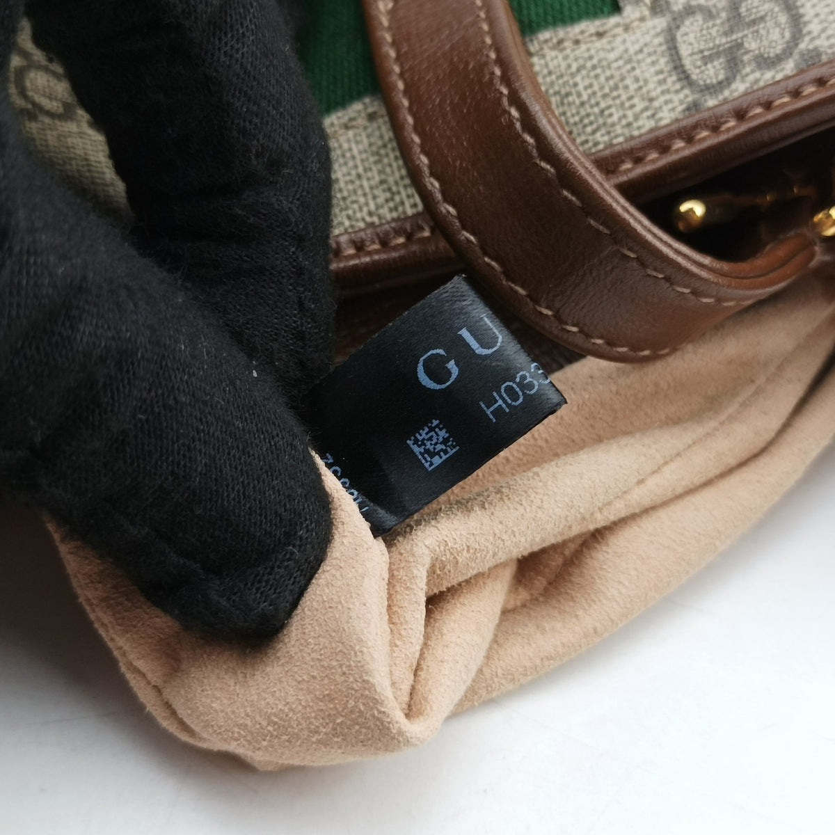 Pre-owned Gucci Jackie 1961 GG Supreme brown x beige PVC coated canvas×Leather 637092 handbag | stylenewstar
