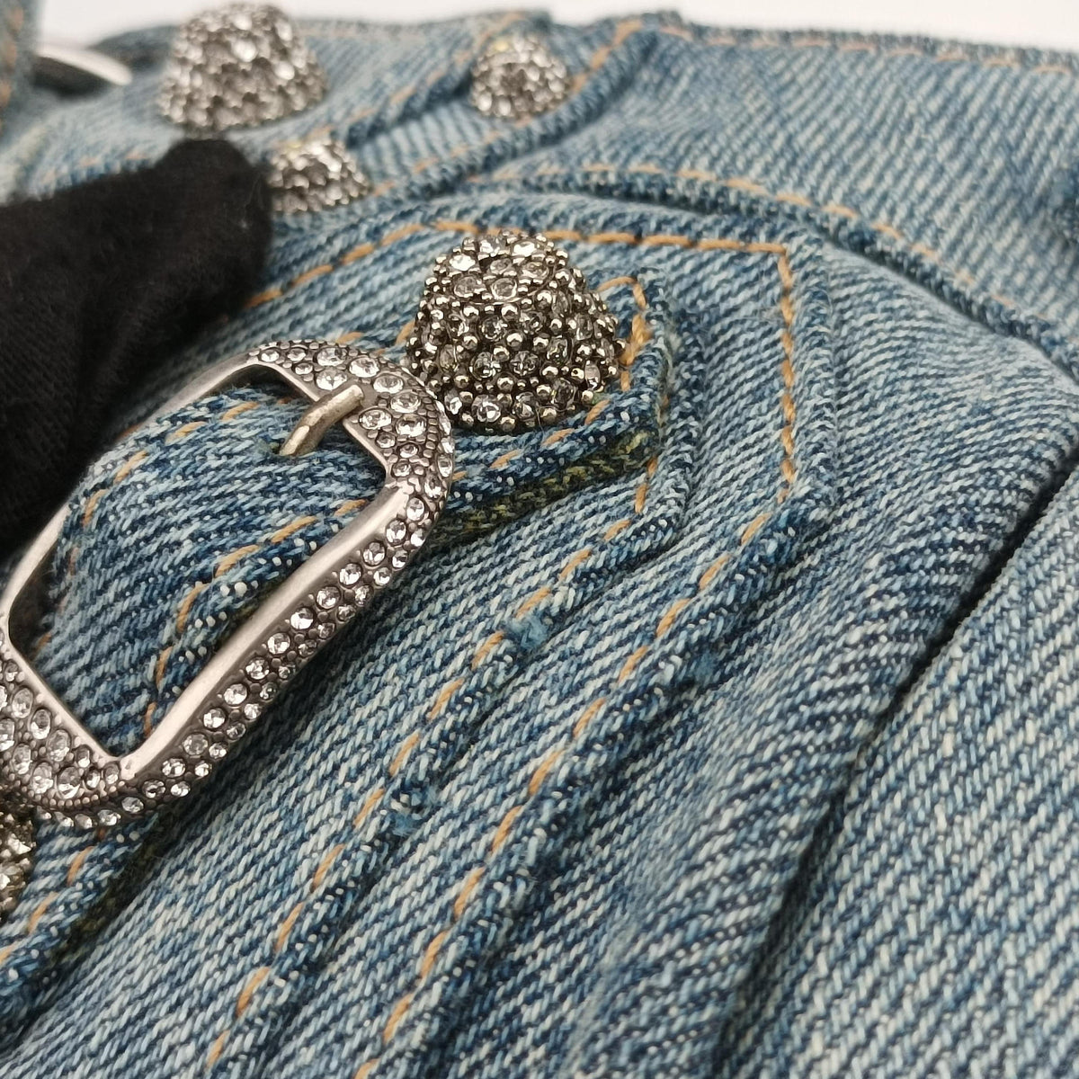 Vintage Balenciaga Le Cagole Blue denim  shoulderbag | stylenewstar