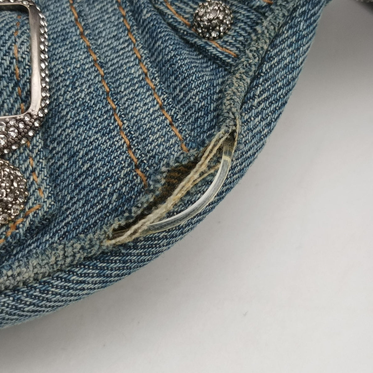 Vintage Balenciaga Le Cagole Blue denim  shoulderbag | stylenewstar