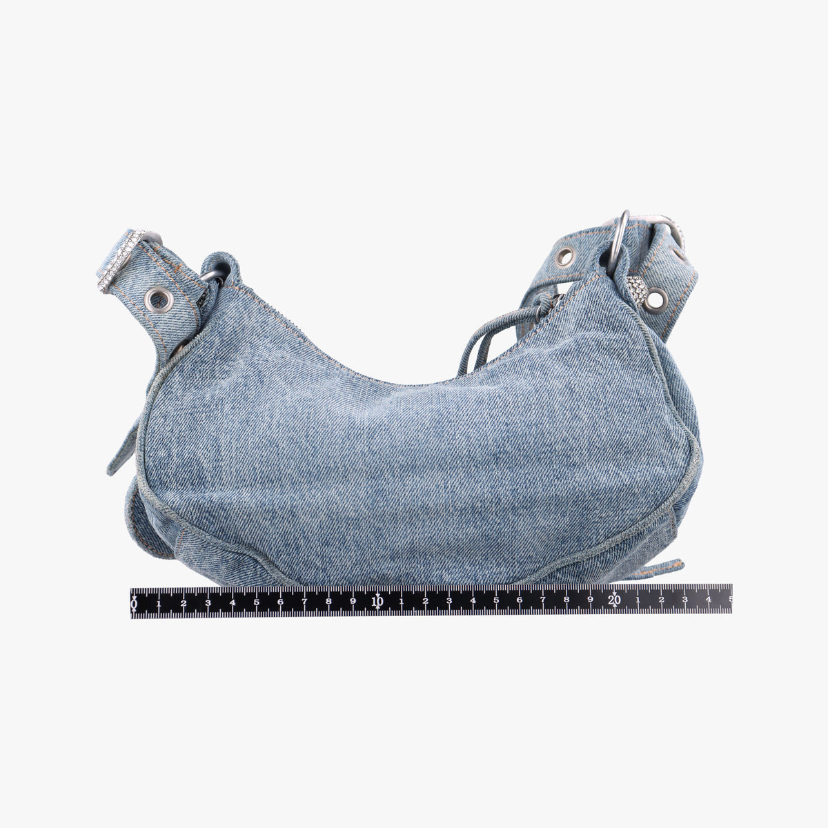 Vintage Balenciaga Le Cagole Blue denim  shoulderbag | stylenewstar