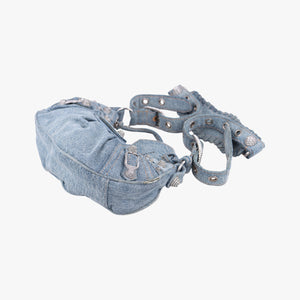Vintage Balenciaga Le Cagole Blue denim  shoulderbag | stylenewstar