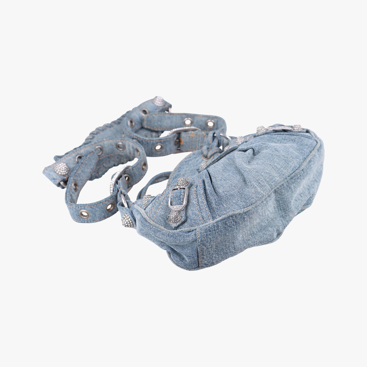 Vintage Balenciaga Le Cagole Blue denim  shoulderbag | stylenewstar