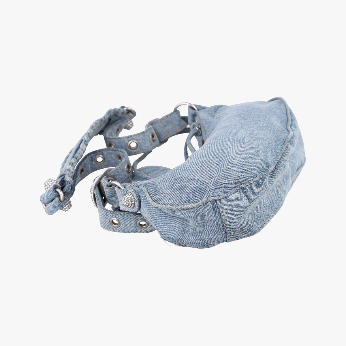 Vintage Balenciaga Le Cagole Blue denim  shoulderbag | stylenewstar
