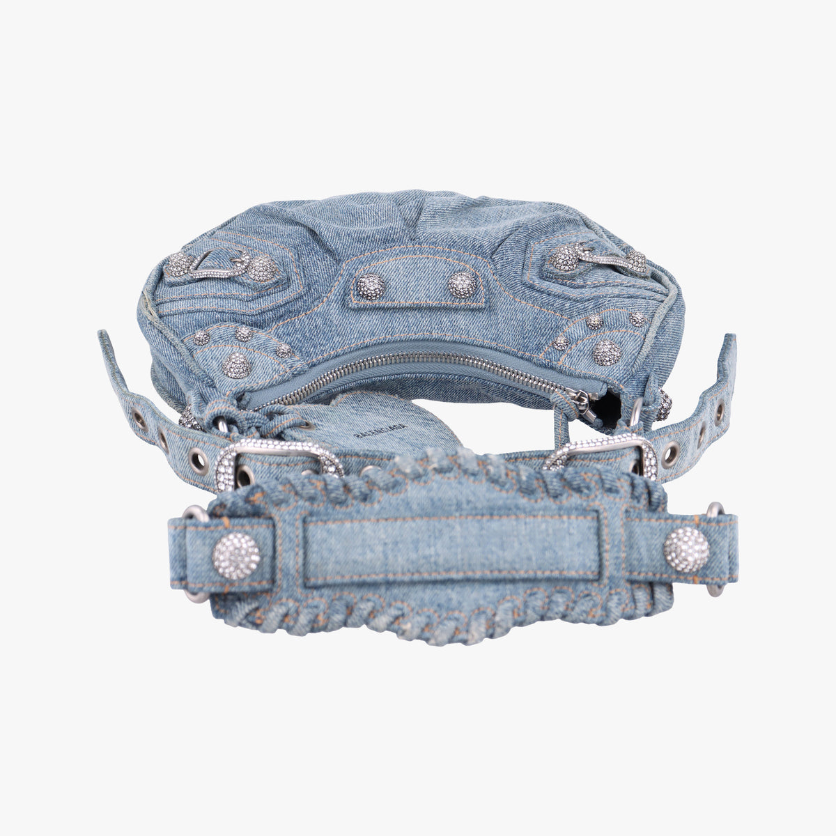 Vintage Balenciaga Le Cagole Blue denim  shoulderbag | stylenewstar