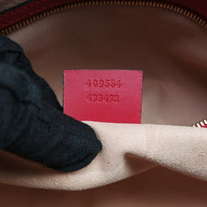 Pre-owned Gucci GG Blooms beige×Red×Multicolour PVC coated canvas×Leather 409534 shoulderbag | stylenewstar
