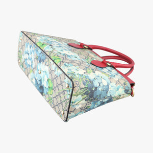 Pre-owned Gucci GG Blooms beige×Red×Multicolour PVC coated canvas×Leather 409534 shoulderbag | stylenewstar