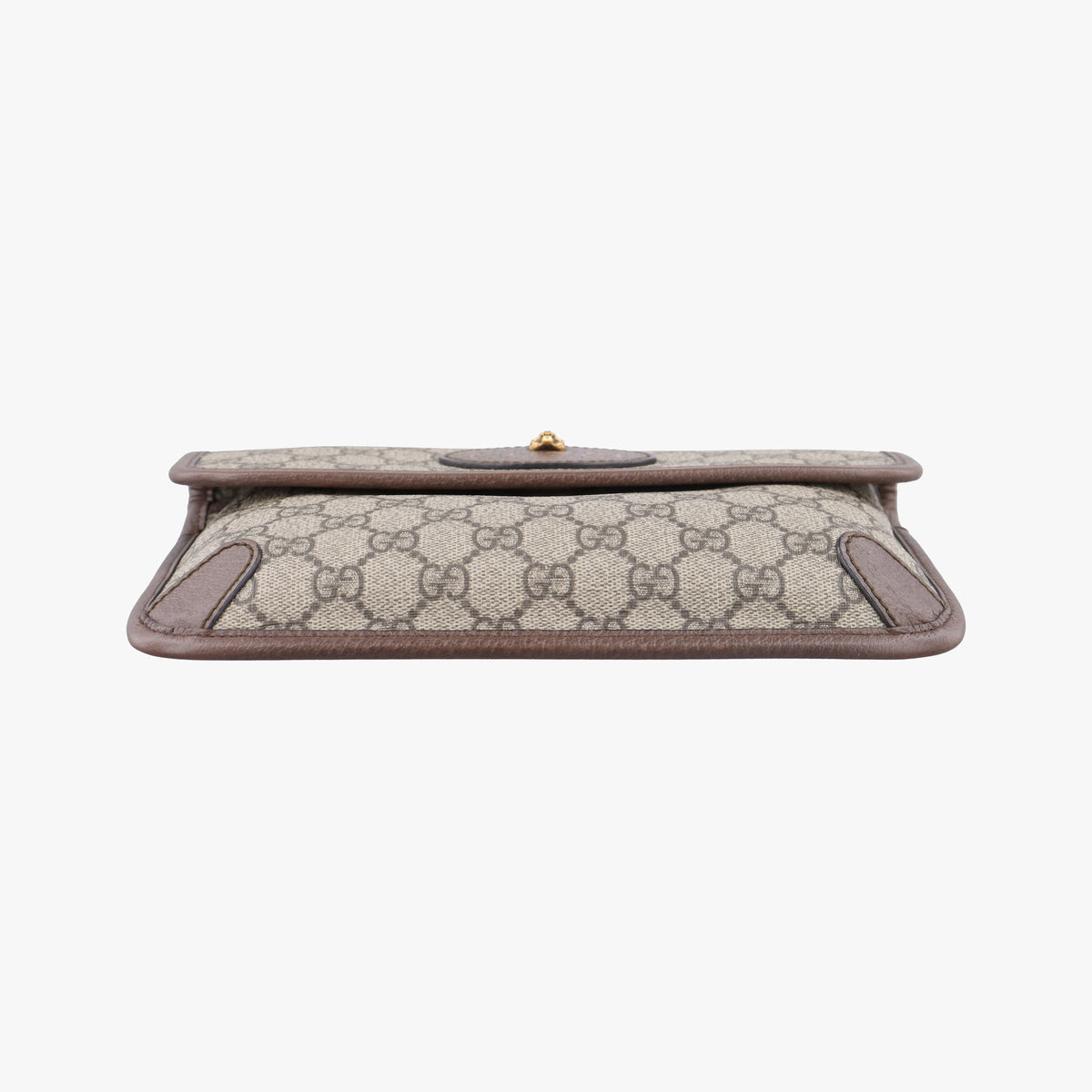 Secondhand Gucci NEO VINTAGE GG Supreme Beige×Brown PVC coated canvas×Leather 493930 bum bag/waist bag | stylenewstar
