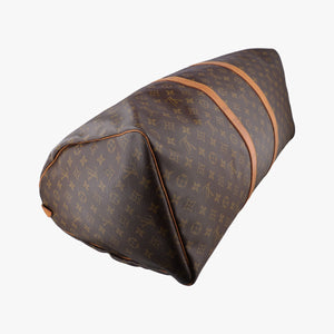 Pre-owned Louis Vuitton keepall 60 brown Monogram canvas M41422 handbag | stylenewstar