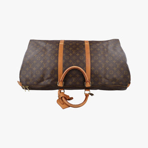 Pre-owned Louis Vuitton keepall 60 brown Monogram canvas M41422 handbag | stylenewstar