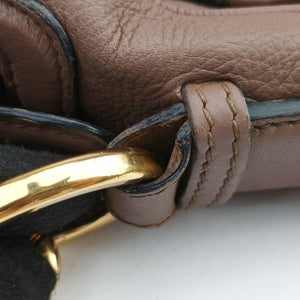 Pre-owned Loewe Messenger Brown Leather  shoulderbag | stylenewstar