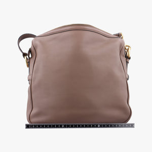 Pre-owned Loewe Messenger Brown Leather  shoulderbag | stylenewstar