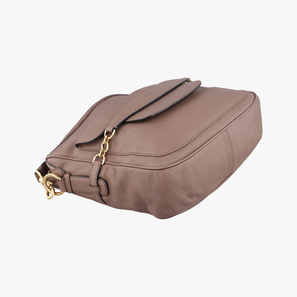 Pre-owned Loewe Messenger Brown Leather  shoulderbag | stylenewstar