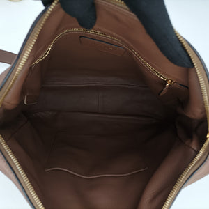 Pre-owned Loewe Messenger Brown Leather  shoulderbag | stylenewstar