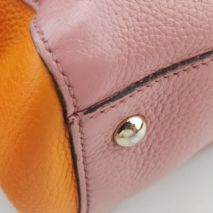 Pre-owned Gucci Bamboo Shopper Pink×Orange Leather 323660 handbag | stylenewstar