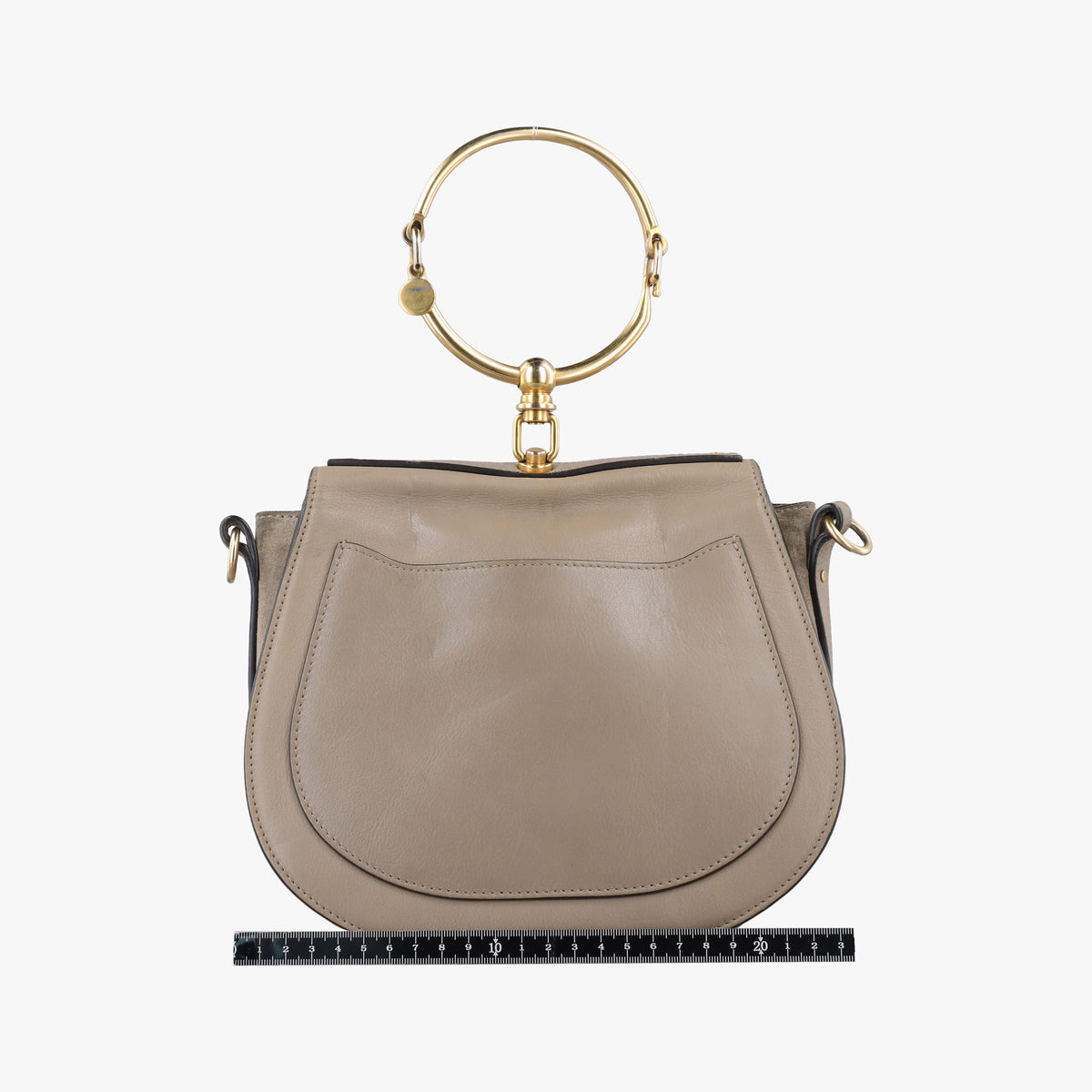 Secondhand Chloe Bracelet Nile Greige Leather  shoulderbag | stylenewstar