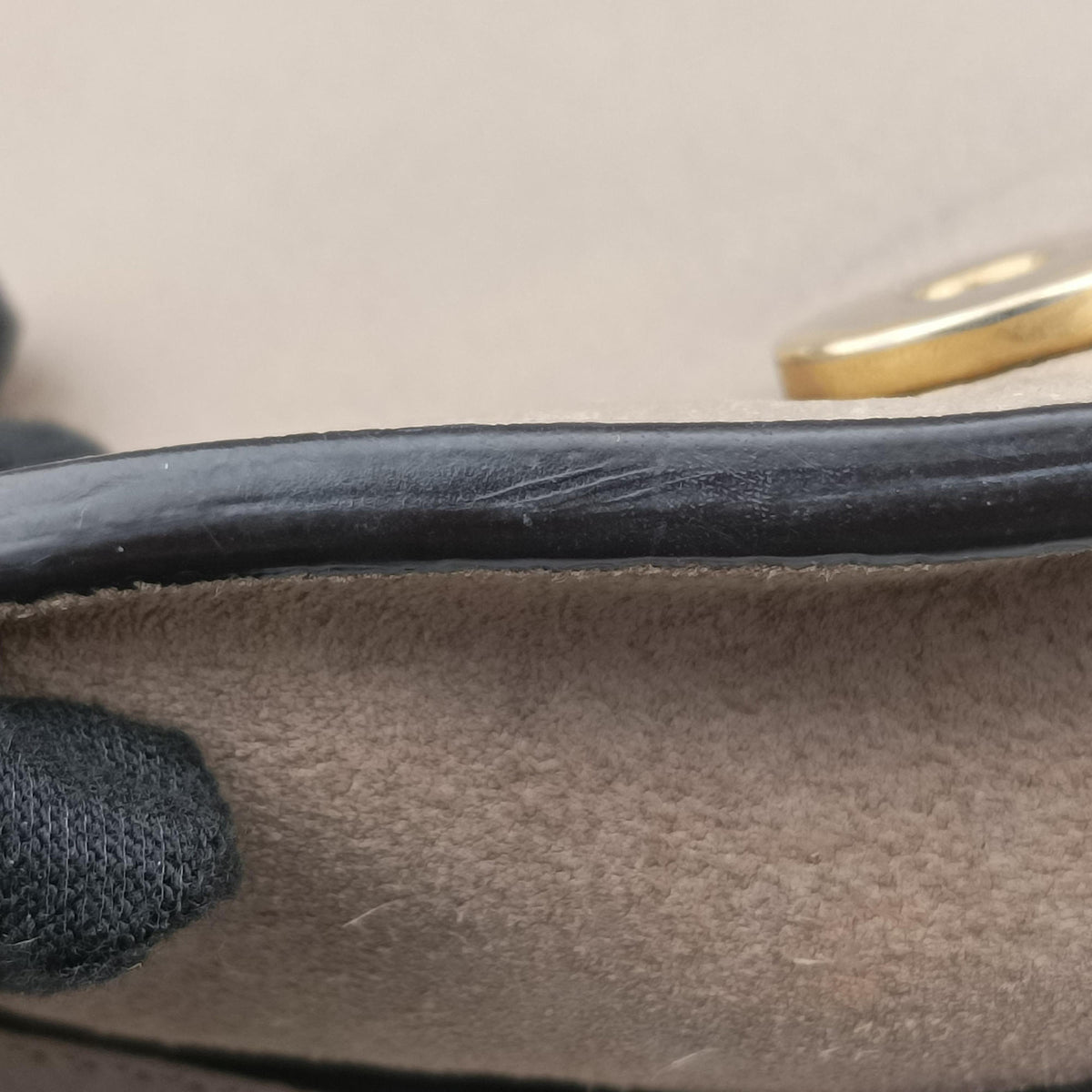 Secondhand Chloe Bracelet Nile Greige Leather  shoulderbag | stylenewstar