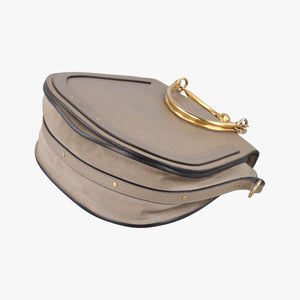 Secondhand Chloe Bracelet Nile Greige Leather  shoulderbag | stylenewstar