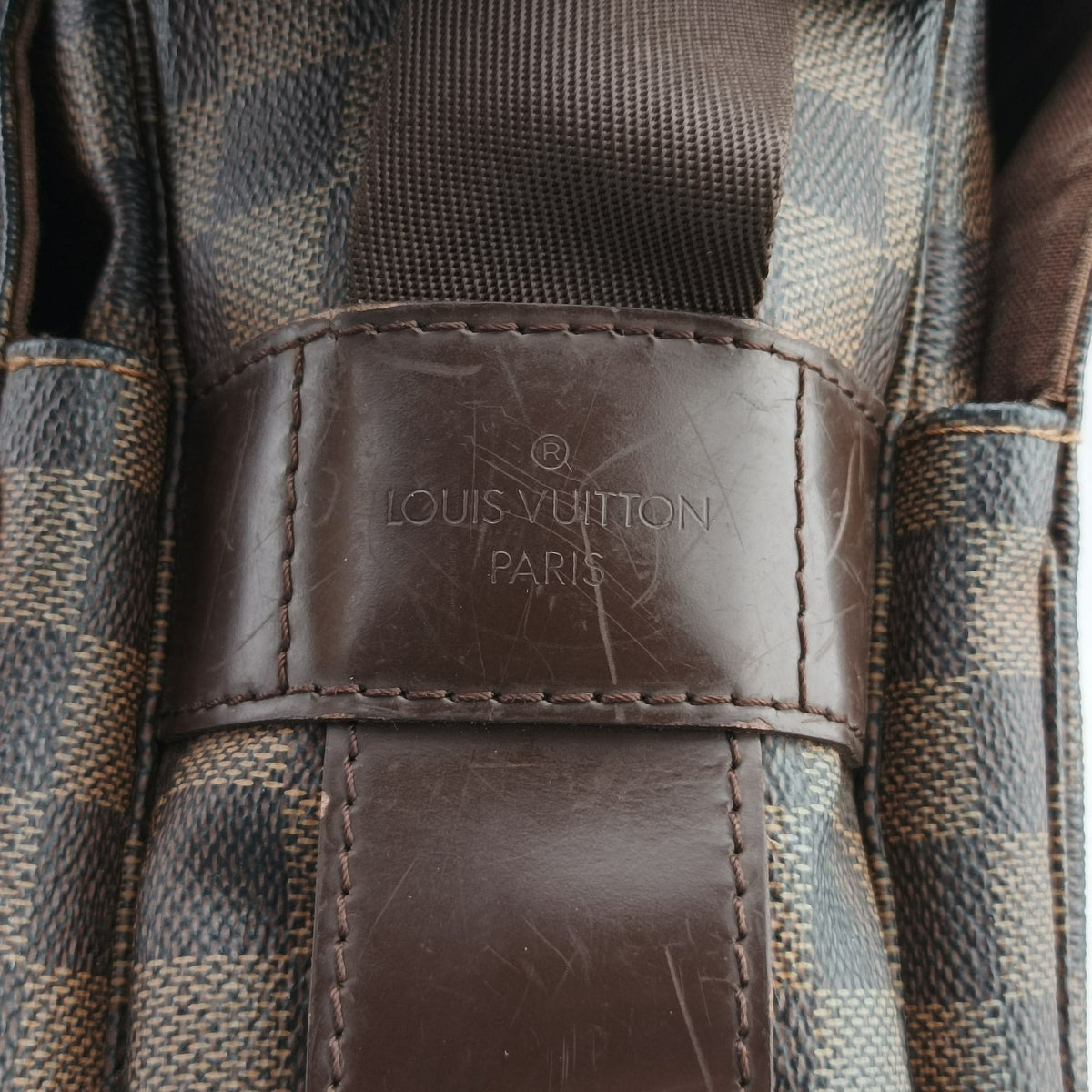 Pre-owned Louis Vuitton NAVIGLIO EBENE Damier Canvas N45255 shoulderbag | stylenewstar