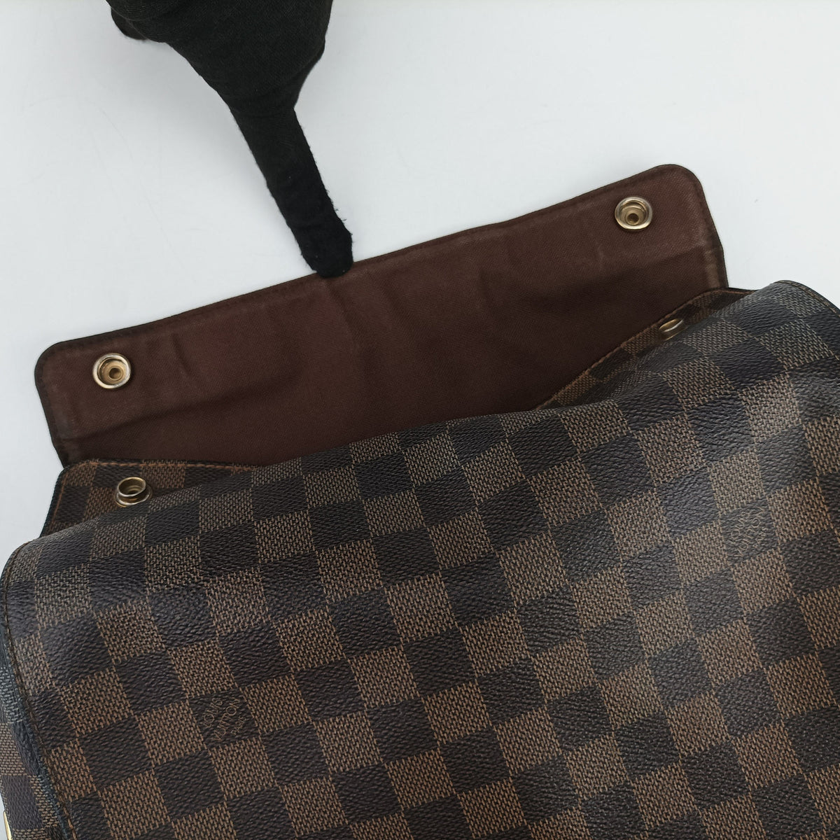 Pre-owned Louis Vuitton NAVIGLIO EBENE Damier Canvas N45255 shoulderbag | stylenewstar