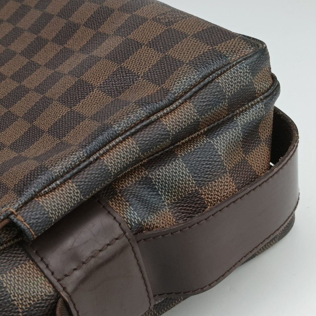 Pre-owned Louis Vuitton NAVIGLIO EBENE Damier Canvas N45255 shoulderbag | stylenewstar