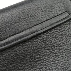 Pre-owned Gucci 1973 Double G Black Leather 251821 shoulderbag | stylenewstar