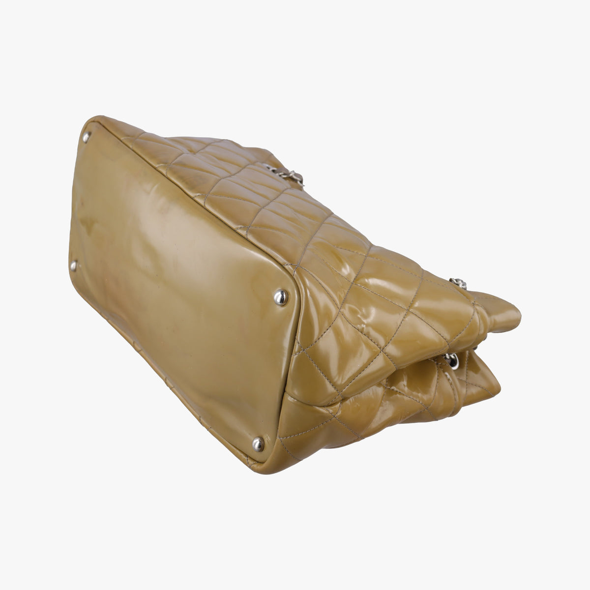 Vintage Chanel Timeless CC Shopping Yellow Patent A67294 shoulderbag | stylenewstar