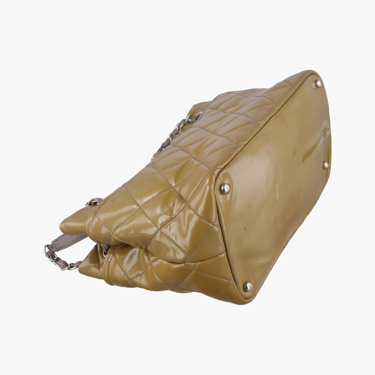 Vintage Chanel Timeless CC Shopping Yellow Patent A67294 shoulderbag | stylenewstar