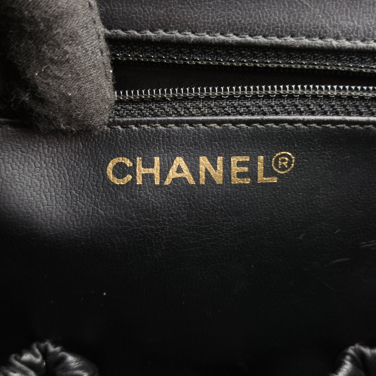 Pre-owned Chanel Cocomark Vanity Black Caviar skin A01999 shoulderbag | stylenewstar