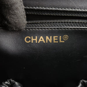 Pre-owned Chanel Cocomark Vanity Black Caviar skin A01999 shoulderbag | stylenewstar