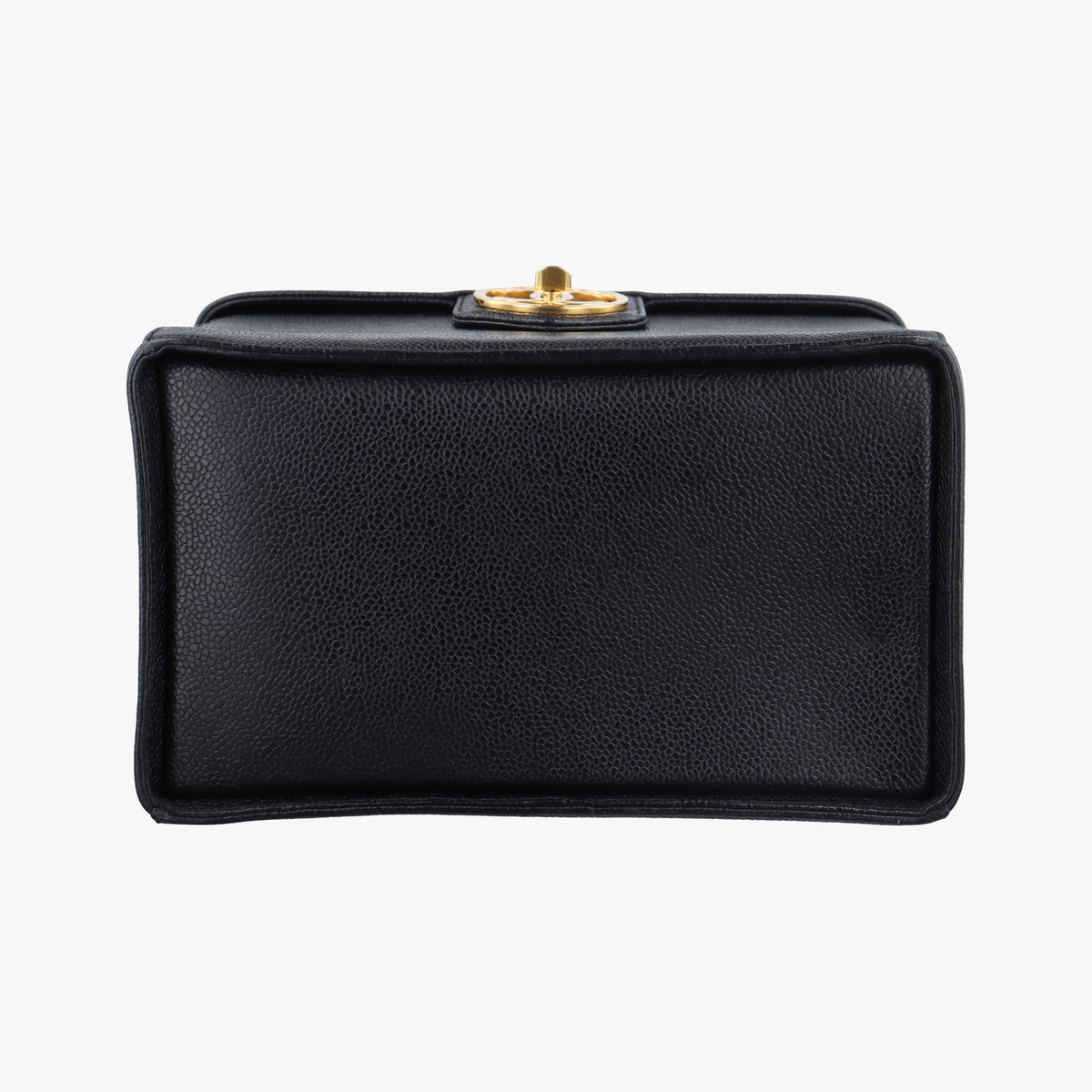 Pre-owned Chanel Cocomark Vanity Black Caviar skin A01999 shoulderbag | stylenewstar