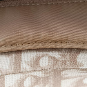 Secondhand Christian Dior Romantique Trotter Beige PVC coated canvas  shoulderbag | stylenewstar