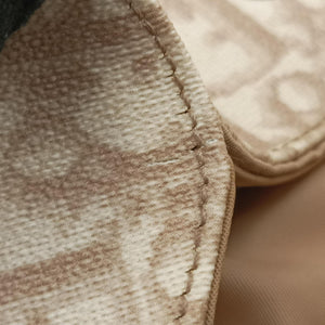 Secondhand Christian Dior Romantique Trotter Beige PVC coated canvas  shoulderbag | stylenewstar