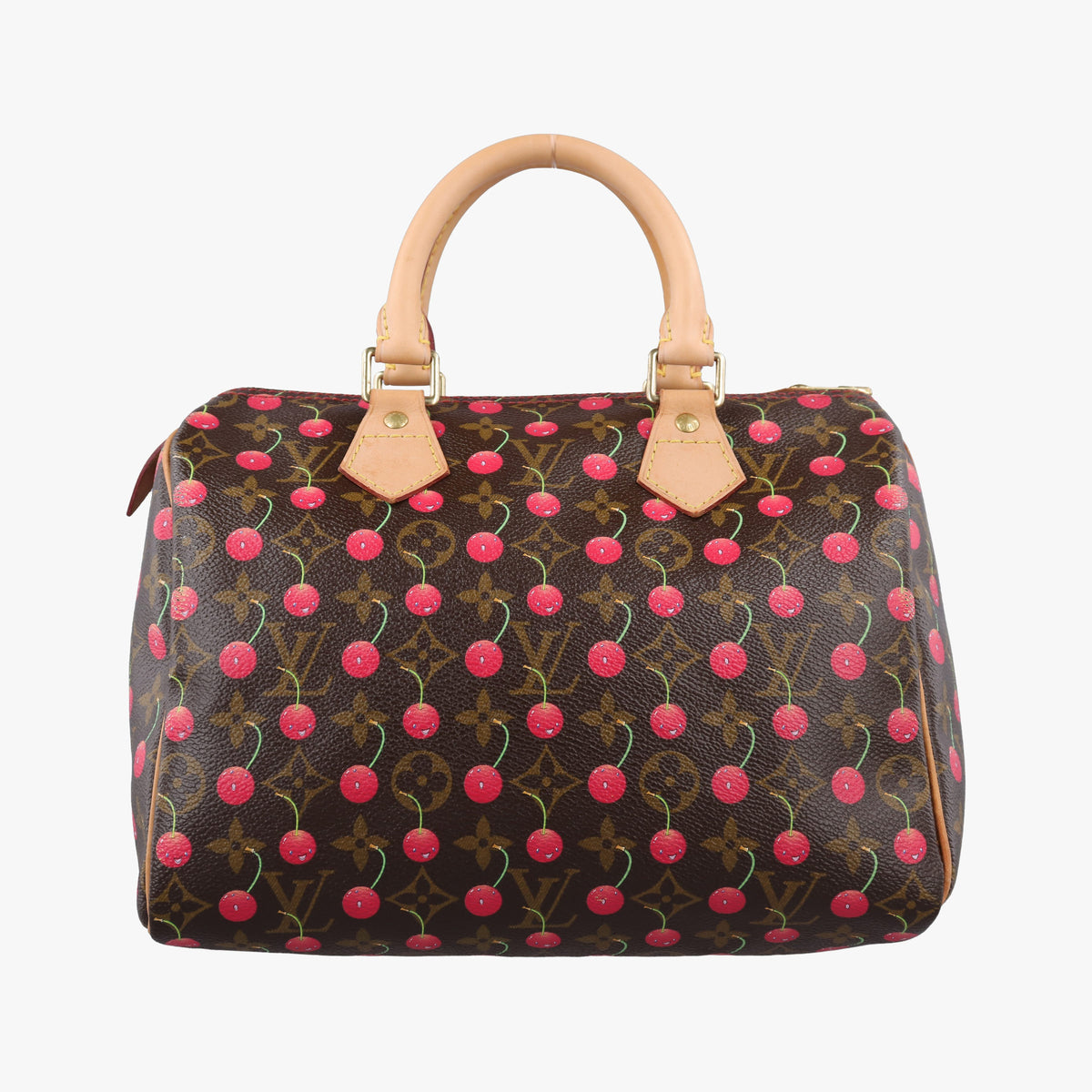 Pre-owned Louis Vuitton Speedy 25 Monogram Cherry Monogram Canvas M95009 handbag | stylenewstar