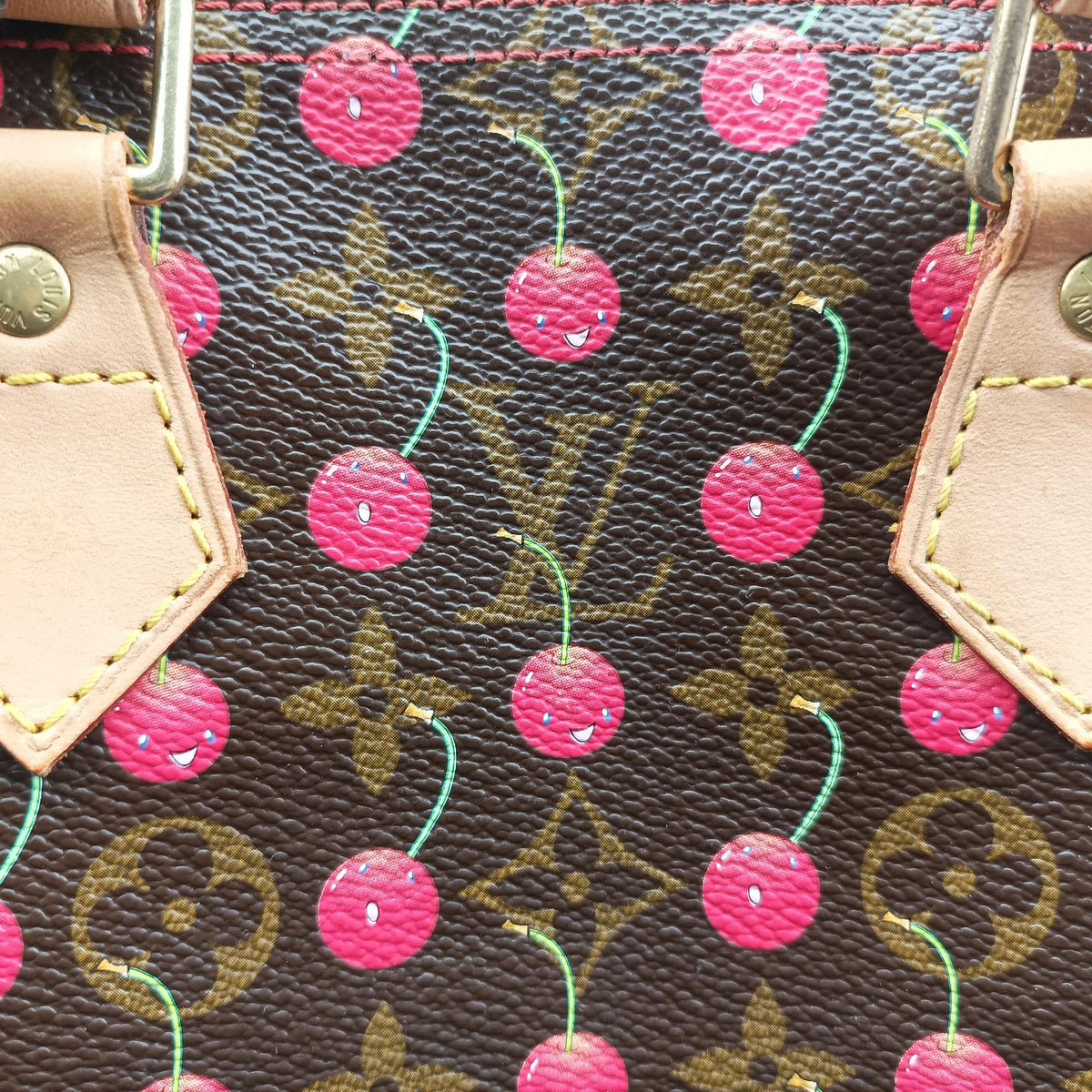 Pre-owned Louis Vuitton Speedy 25 Monogram Cherry Monogram Canvas M95009 handbag | stylenewstar