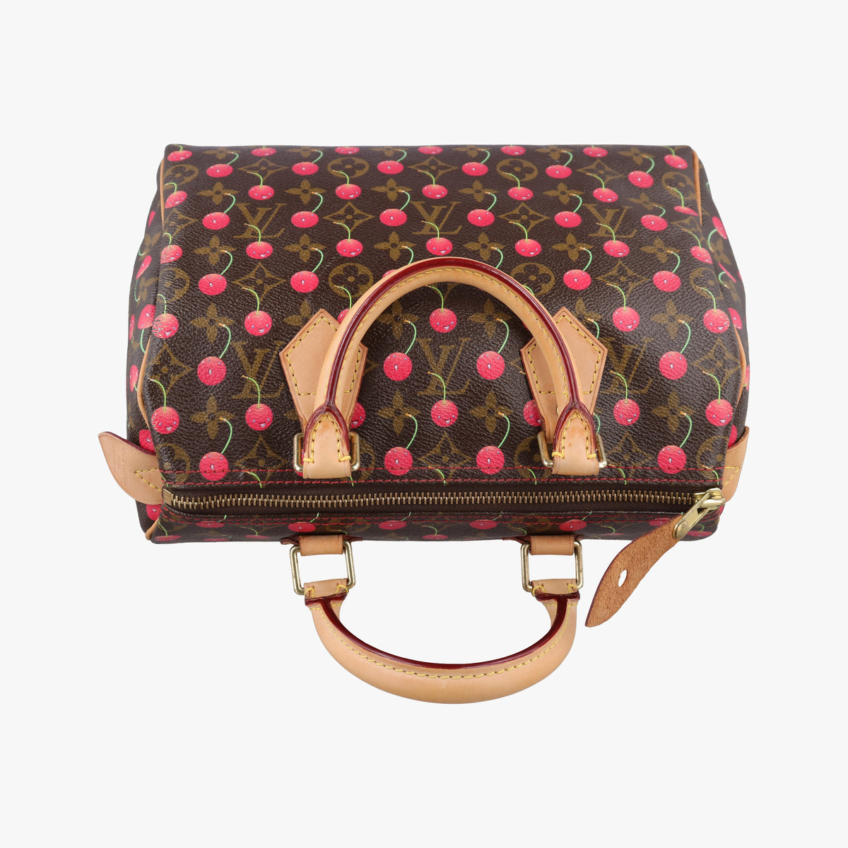 Pre-owned Louis Vuitton Speedy 25 Monogram Cherry Monogram Canvas M95009 handbag | stylenewstar