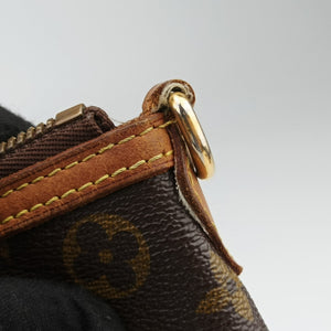 Pre-owned Louis Vuitton PALERMO PM brown Monogram Canvas M40145 shoulderbag | stylenewstar