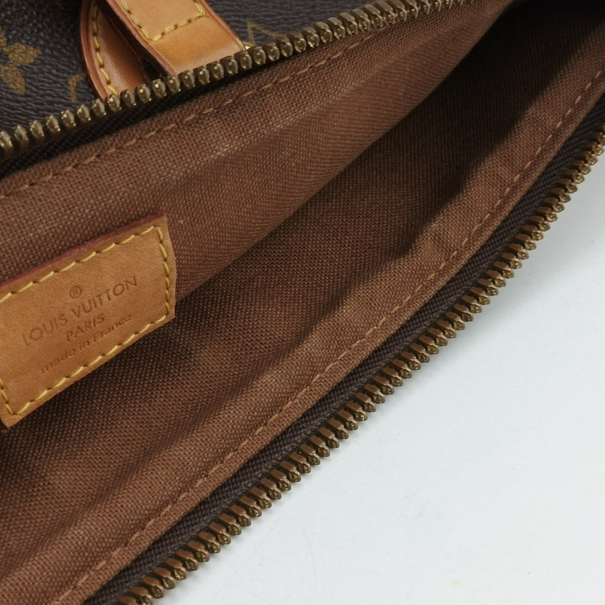 Pre-owned Louis Vuitton PALERMO PM brown Monogram Canvas M40145 shoulderbag | stylenewstar