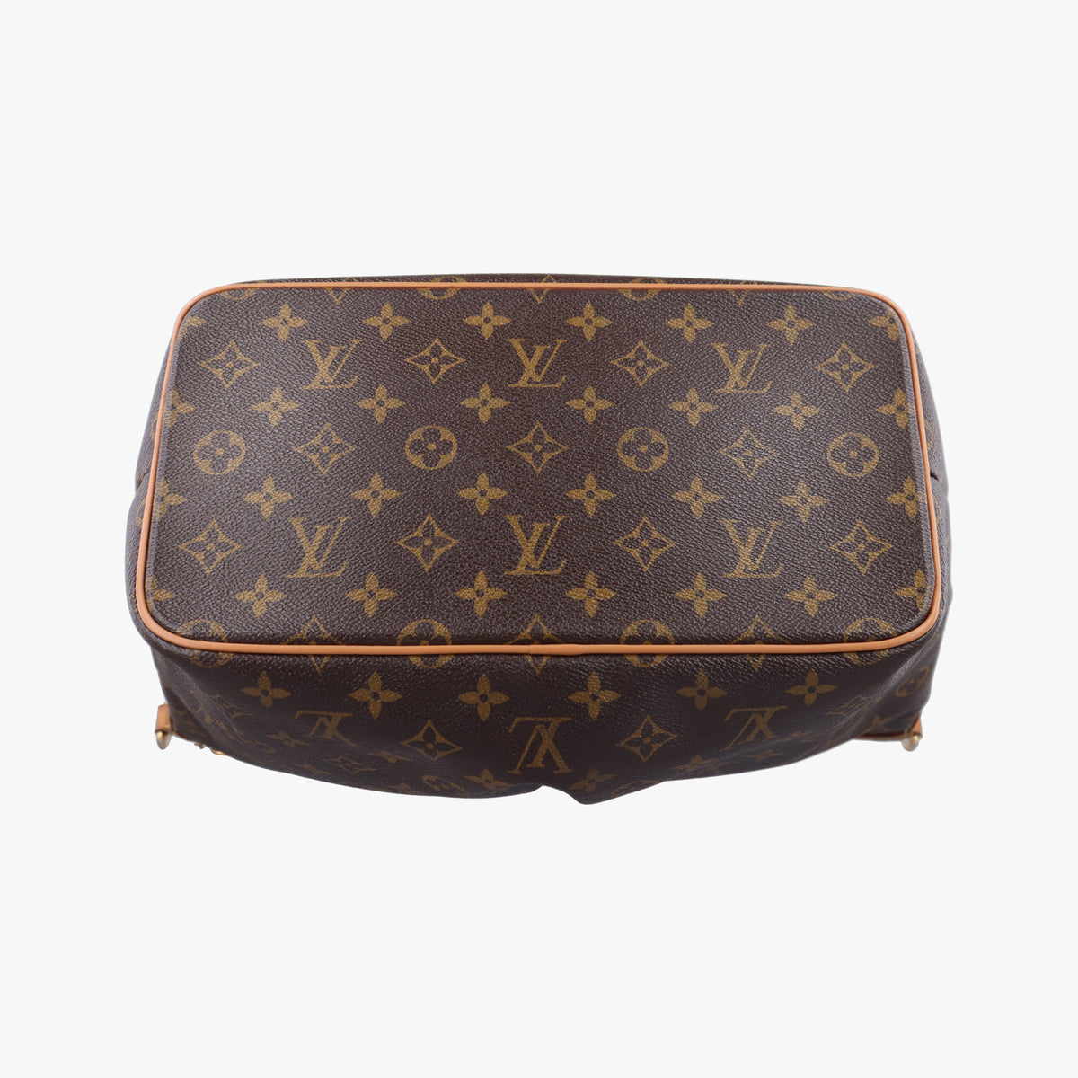 Pre-owned Louis Vuitton PALERMO PM brown Monogram Canvas M40145 shoulderbag | stylenewstar