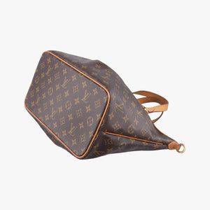 Pre-owned Louis Vuitton PALERMO PM brown Monogram Canvas M40145 shoulderbag | stylenewstar