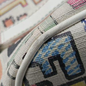 Vintage Fendi Zucca Boston White x Multicolor PVC coated canvas 8BL068 handbag | stylenewstar