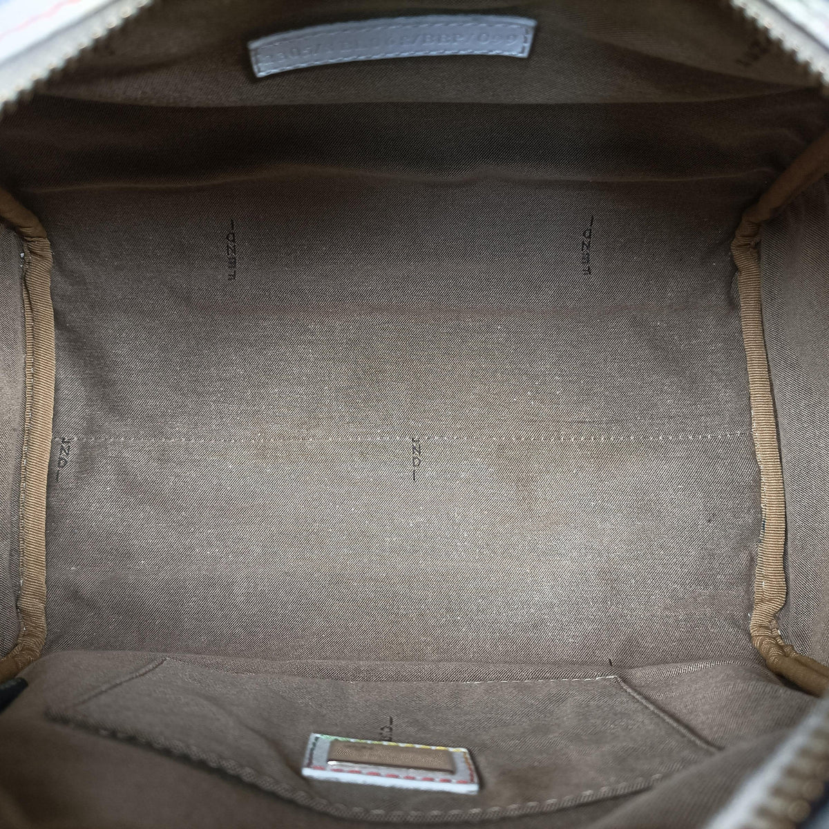 Vintage Fendi Zucca Boston White x Multicolor PVC coated canvas 8BL068 handbag | stylenewstar