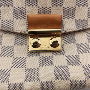 Pre-owned Louis Vuitton Croisette Azure Damier canvas N41581 shoulderbag | stylenewstar