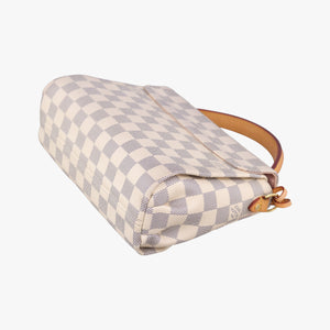 Pre-owned Louis Vuitton Croisette Azure Damier canvas N41581 shoulderbag | stylenewstar