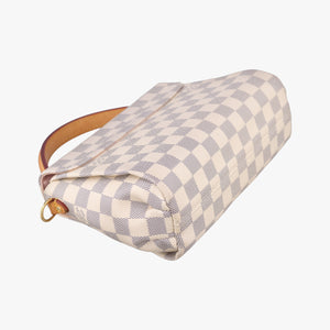 Pre-owned Louis Vuitton Croisette Azure Damier canvas N41581 shoulderbag | stylenewstar