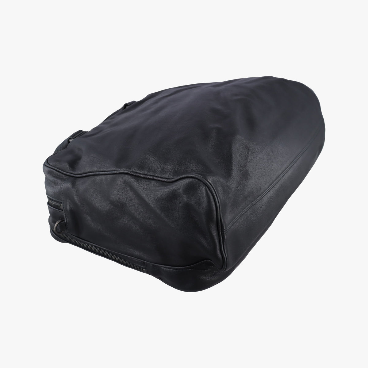 Pre-owned Bottega Veneta Intrecciato Black lambskin  shoulderbag | stylenewstar