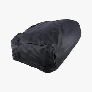 Pre-owned Bottega Veneta Intrecciato Black lambskin  shoulderbag | stylenewstar