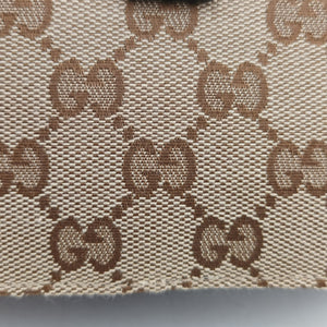 Vintage Gucci GG Canvas Sherry Beige ×Brown canvas×leather 782919 shoulderbag | stylenewstar